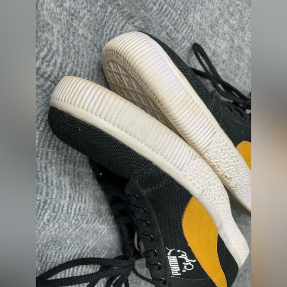 Men Puma CLYDE X UNDFTD CANVAS
"Undefeated" Black & Yellow Low Top Shoe SZ 12 - Picture 9 of 14